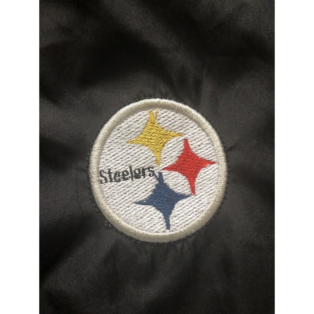 Men's Pittsburgh Steelers NFL Team‎ Gear SI Zippered Windbreaker Size XL Reebok - Picture 3 of 8
